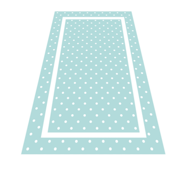 Polka Dot Simplicity bedroom carpet - TenStickers