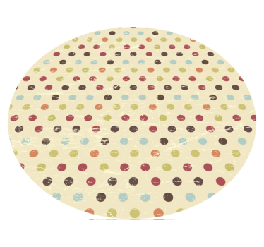 Polka Dot Textiles texture rug - TenStickers