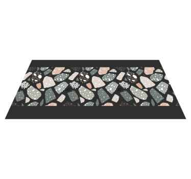 Collection of colorful stones kitchen flooring - TenStickers