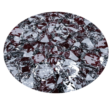 Diamond texture stone flooring - TenStickers
