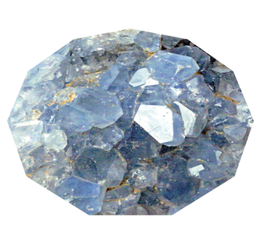 Glacial crystal pattern texture rug - TenStickers