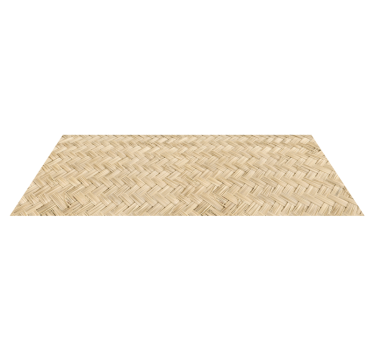 THATCH AREA RUG retro rug - TenStickers