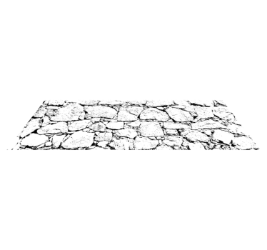 Cracked grey style marble rug - TenStickers