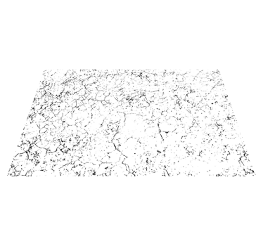 Cracked White Surface marble rug - TenStickers