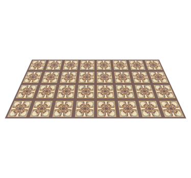 Ceramic Tile Pattern kitchen mat - TenStickers