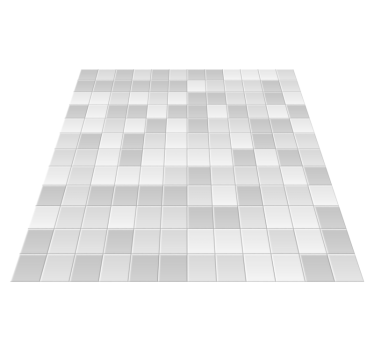 Gray tile squares tile mat - TenStickers