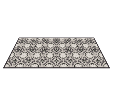 Geometric ornate design bedroom carpet - TenStickers