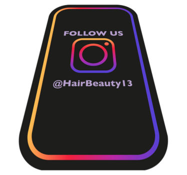 Tag Us Instagram personalised vinyl rug - TenStickers