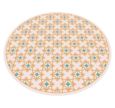 Vibrant mosaic arrangement kitchen mat - TenStickers