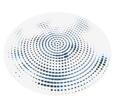 Black and blue dots  mosaic vinyl flooring - TenStickers