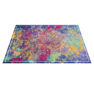 Abstract burst texture rug - TenStickers