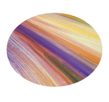 Colorful brush strokes texture rug - TenStickers