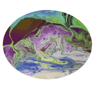 Swirling Color Patterns texture rug - TenStickers