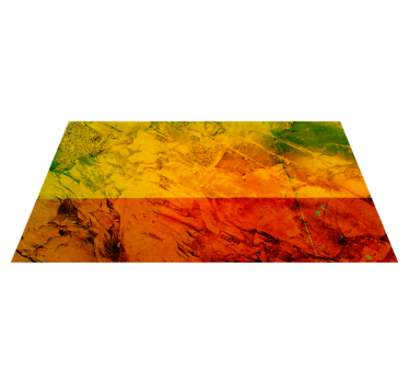 Warm Color Layers texture rug - TenStickers