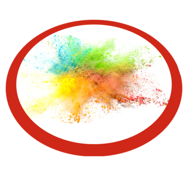 Colorful explosion effect bedroom carpet - TenStickers