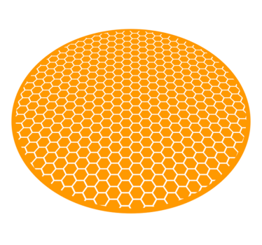 Honeycomb Motif texture rug - TenStickers