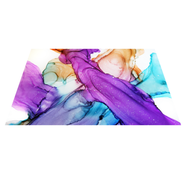 Abstract Fluid Swirls bathroom mat - TenStickers