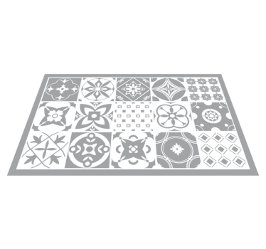 Illuminating pantone tile mat - TenStickers