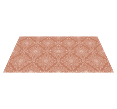 Terracotta tile effect effect vinyl rug - TenStickers