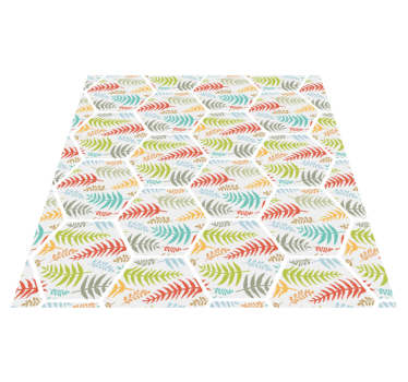Kitchen plant tiles kitchen flooring - TenStickers