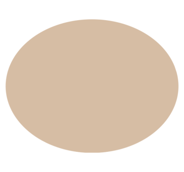 Soft Beige Hue circular rug - TenStickers