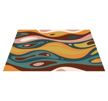 70s pop spirit retro rug - TenStickers