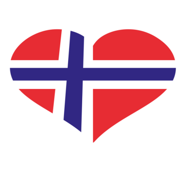 Love Norway design bedroom carpet - TenStickers