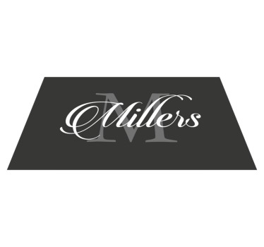Elegant custom and initial bedroom carpet - TenStickers