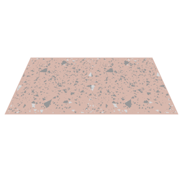 Pink and gray terrazzzo texture rug - TenStickers