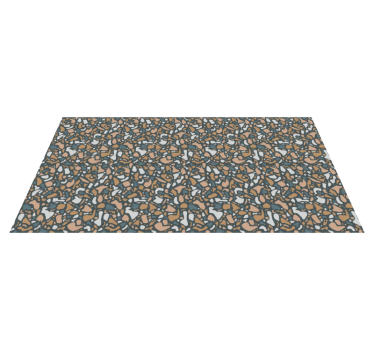 Abstract Pebble Pattern texture rug - TenStickers