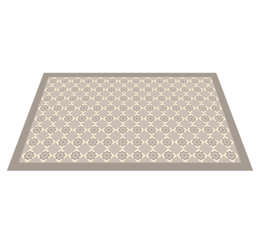 Elegant Star Pattern marble rug - TenStickers
