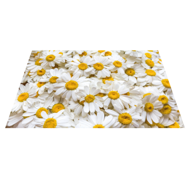Daisy Blossom Concept bathroom mat - TenStickers