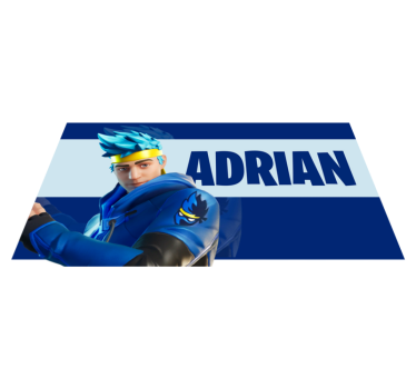 GAMING CHARACTER PERSONALIZATION custom floor mat - TenStickers