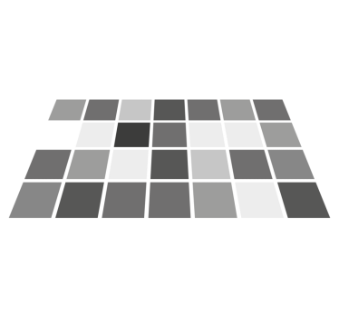 GRAY TONE GRID bathroom mat - TenStickers