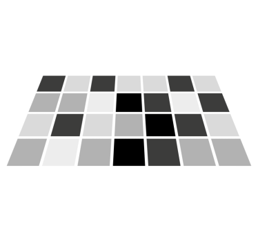 Gray shades squares bathroom mat - TenStickers
