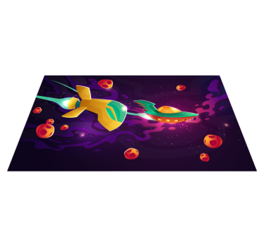 Cosmic Journey Concept kids rug - TenStickers