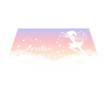 Personalized fairy cloud custom floor mat - TenStickers