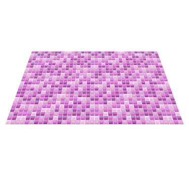 Purple shades tile kitchen flooring - TenStickers