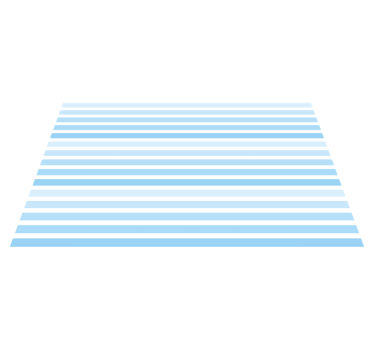 Horizontal blue rows kitchen flooring - TenStickers