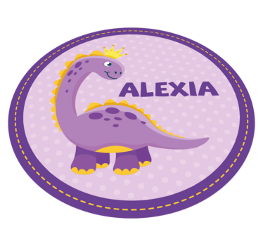 Dinosaur Artwork custom floor mat - TenStickers