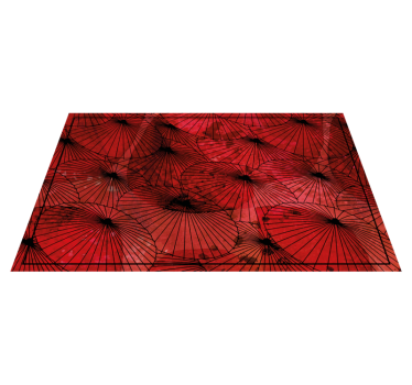 TEXTURED RED SURFACE texture rug - TenStickers