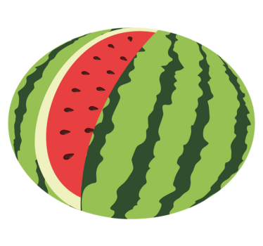 Slice of watermelon kitchen flooring - TenStickers