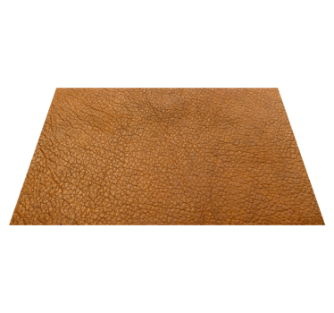 Brown leather effect entrance hall rug - TenStickers