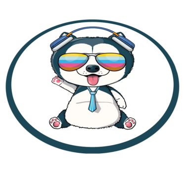 Cool Doggy Character kids carpet - TenStickers