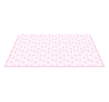 Pink Strawberry Pattern kitchen mat - TenStickers