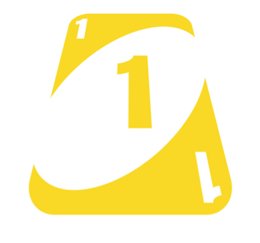 Yellow Number One game rug - TenStickers