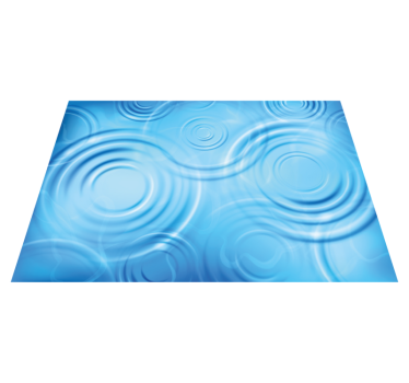Water Ripples Effect texture rug - TenStickers