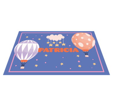 Ballooning Adventures custom floor mat - TenStickers