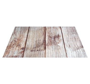 Weathered brown texture wood effect rug - TenStickers