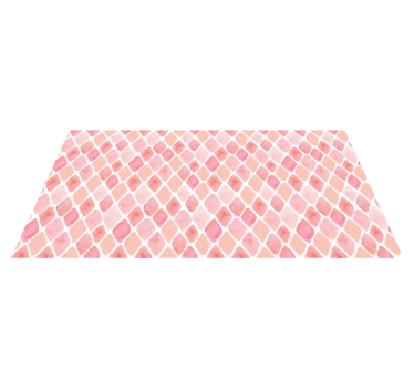 Soft pink aquarella strokes bedroom carpet - TenStickers